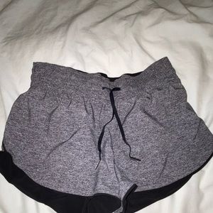 black & grey reversible lululemon shorts!